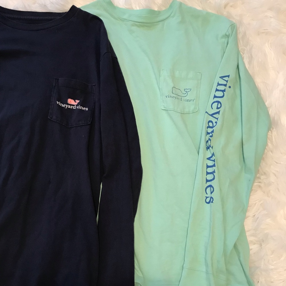 Vineyard Vines long-sleeve vintage whale t-shirt